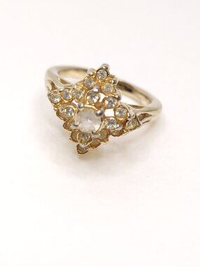 Gold EP Cluster Ring
